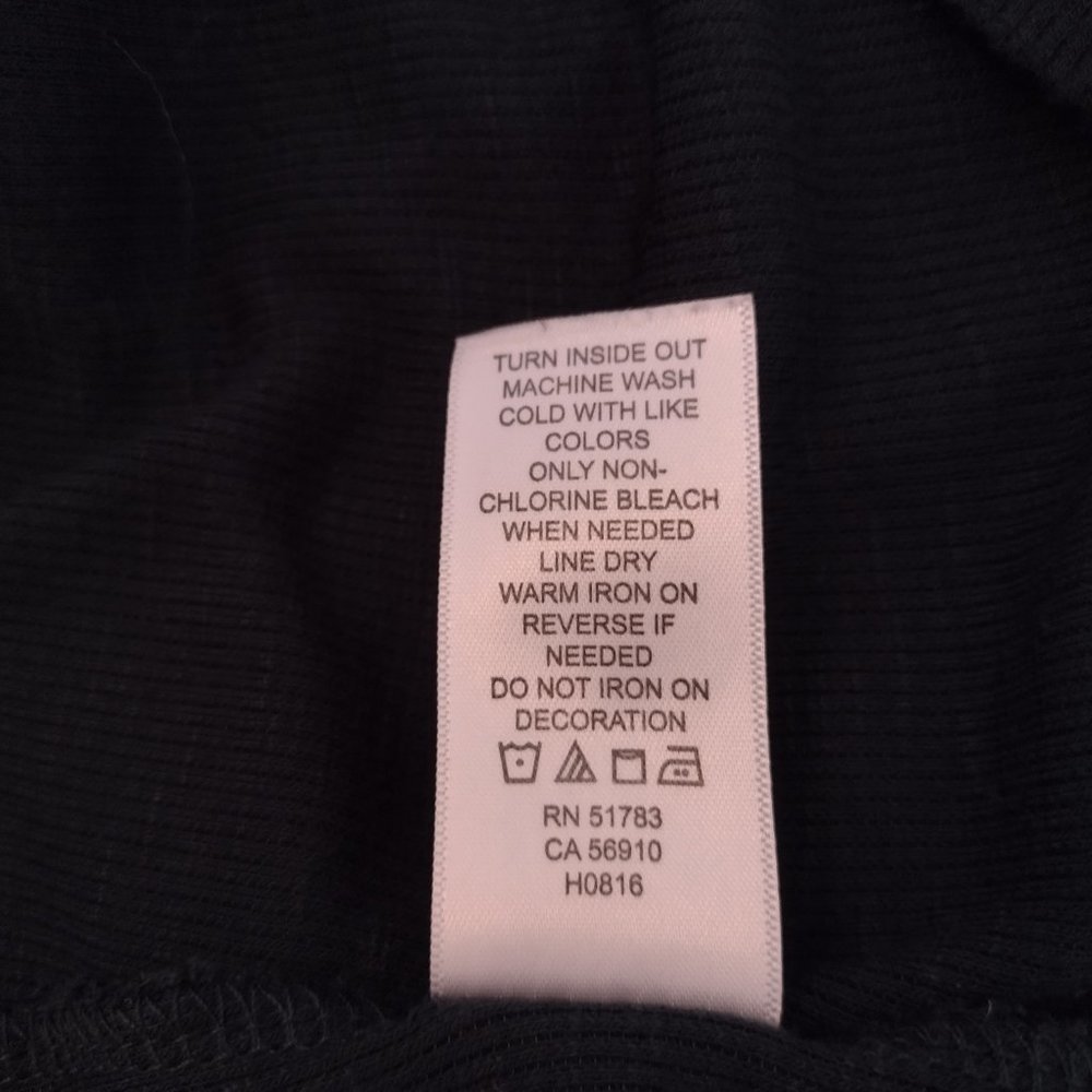 Maurices Dark Hunter Green Stretch Long Sleeve with embroidery Top - Picture 6 of 6